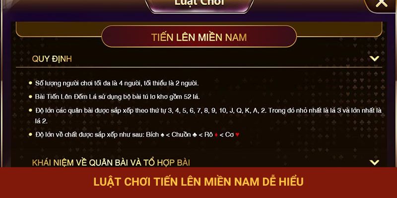 Quy tắc chơi bài Tiến lên Miền Nam rất dễ nắm bắt